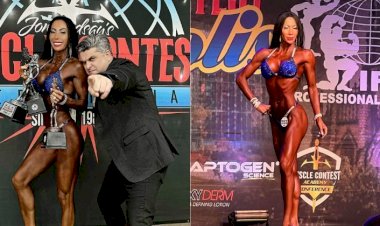 Mãe de filho de Ronaldo é premiada em concurso de fisiculturismo